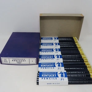 BRAND NEW 72 Vintage Blue Type A No 1 Pencils Commonwealth Of Kentucky Contract - Picture 1 of 4