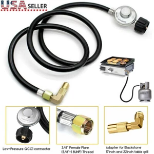 Adaptador de manguera regulador de propano QCC1 para cámper de mesa Blackstone de 17"" y 22 - Imagen 1 de 8