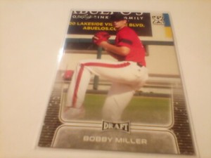 2020 LEAF DRAFT  🌟 ROOKIE CARD RC 🌟 BOBBY MILLER