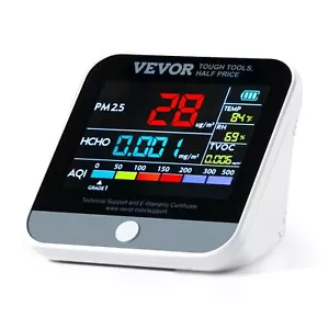 Mini Air Quality Monitor 8-IN-1 Professional PM2.5 PM10 PM1.0 Particle Counter - Picture 1 of 11