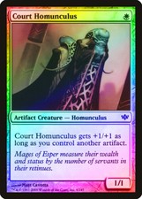 Court Homunculus FOIL Conflux NM Artifact White Common MAGIC MTG CARD ABUGames