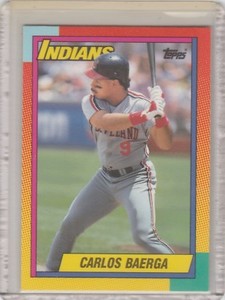 1990 Topps Traded Factory Set White Back #6T - Carlos Baerga