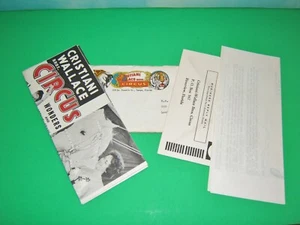 Vintage 1964 CHRISTIANI WALLACE BROS. CIRCUS Letter, Brochure & Envelope - Picture 1 of 5