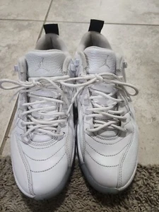 Nike Air Jordan Retro 12 Low White Blue Lagoon DB0733-190 Men Size 8.5 - Picture 1 of 6