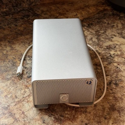 G-Technology G-RAID 8TB External Drive Thunderbolt RAID 0/1 – Untested AS-IS - Image 1 of 4