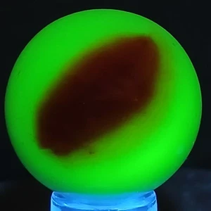 Large Vintage UV-Reactive Marble King Rainbow .91 Inches Near-Mint Condition   - Picture 1 of 23