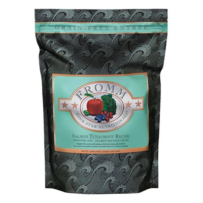 High-Quality Salmon Dry Cat Food 4 lb All Breeds and Ages Fromm Family Foods