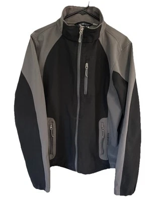 Men's Black Diamond Jacket Full Zip Size Large - Image 1 of 4