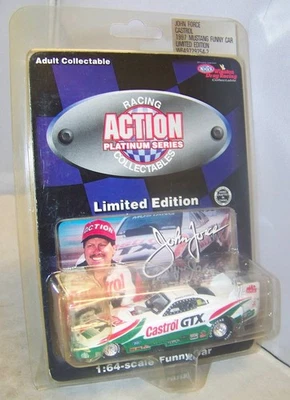 1:64 ACTION 1997 CASTROL GTX PONTIAC FIREBIRD FUNNY CAR NHRA JOHN FORCE MIP - Image 1 of 3