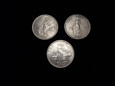 Philippines 10 Ten Centavos - 1960 , 1964, 1966 LOT OF 3 COINS - Image 1 of 2