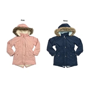 Member's Mark Girl's Wind Resistant Removable Hooded Parka Jacket - Picture 1 of 4