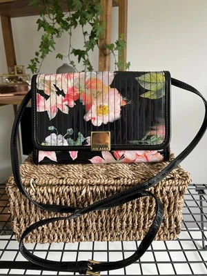 Ted Baker Floral Handbag Crossbody Evening Bag Great Condition - Image 1 of 4