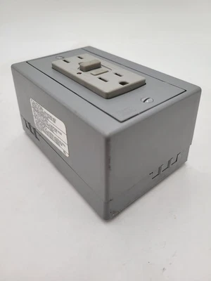 Hubbell DRUBGFI15 GFCI Duplex Receptacles Utility Box DIN Rail 15A 125V 2P 3W - Image 1 of 4