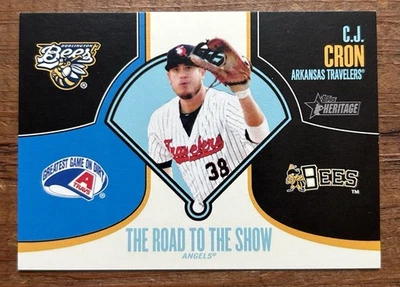 CJ Cron 2013 Topps Heritage Minor League Road To Show INSERT RTTS-CCR RC # - Image 1 of 2