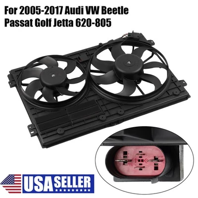 Radiator Cooling Fan For 2016-2012 Audi A3 2009-2012 A3 Quattro 2.0L 1K0959455Q - Image 1 of 4