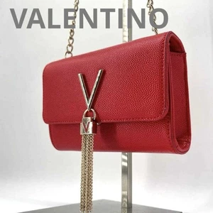 Mario Valentino Chain Shoulder Bag, Gold, Women's, Pre-owned, From Japan - Picture 1 of 18