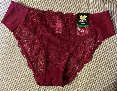 WACOAL 873199 So Seductive Bikini Semi Transparente - Grande - Rojo Profundo Foto 1 de 4