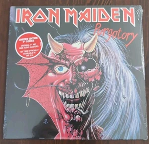 IRON MAIDEN Purgatory / Genghis Khan 2014 SEALED NEW 7" with Hype Sticker Ltd Ed - Imagen 1 de 5
