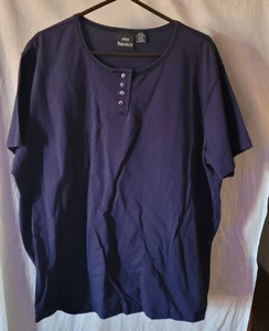 Damen Stefano Basics Shirt Übergröße 26/28 dunkelblau Pullover Kurzarm - Bild 1 von 4