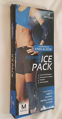 Britech Elbow & Knee Ice Pack for Injuries Reusable Compression Sleeve - Image 1 of 2