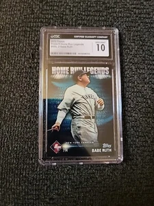 2012 Topps Baseball Babe Ruth Home Run Legends Insert CGC 10 GS629 - Picture 1 of 2