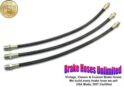 JUEGO DE MANGUERA DE FRENO Studebaker Truck 2 Toneladas - Modelo 1T6 con Booster - 1935  Foto 1 de 2