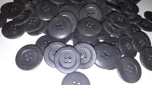 8 Stück ☆ 4 loch ☆ Knopf ☆ dunkles Grau ☆ 22 mm Matt ☆ Jacke, Hose, Hemd ☆ - Bild 1 von 4