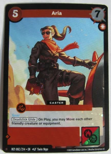 Lanzador de tarjeta Aria 002/214 holográfica inversa derecha rara MZ1 Metazoo 2025 - Imagen 1 de 4