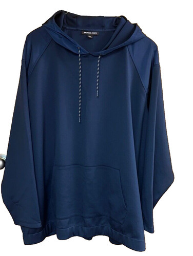Felpa con cappuccio uomo Michael Kors 6XL maglia navy