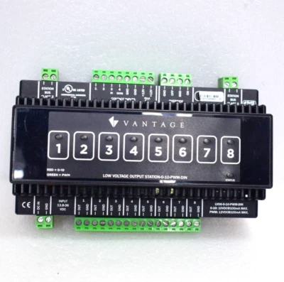VANTAGE CONTROLS LVOS-0-10-PWM-DIN LOW VOLTAGE OUTPUT STATION-0-10-PWM-DI - Image 1 of 4