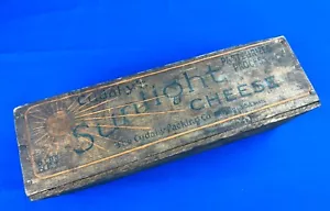 Vintage Sunlight Käsebox, Cudahy Packing Co. Chicago 11 7/8 x 3 5/8 x 4 1/4"H - Bild 1 von 10