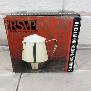 Italian Express Stainless Steel 18/8 Pitcher For Steaming & Frothing 20 oz NEW