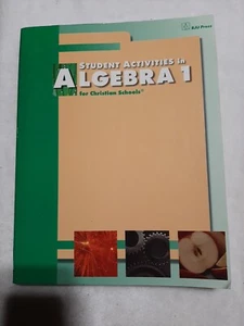 Algebra 1 Student Activities Worktext (Trade Paperback) - Picture 1 of 8