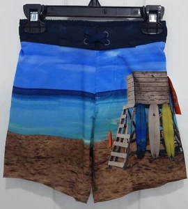 Wonder Nation Swim Trunks Boys Quick Dry Sandy Beach Size 4/5 6/7 8 14/16 NEW - Picture 1 of 3