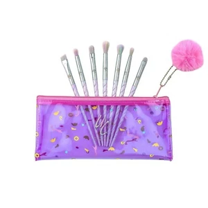 Genuine Unicorn Cosmetics Class of 86 Eye Brush Set with Copper Weight & Taklon - Picture 1 of 7