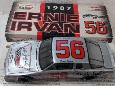 ERNIE IRVAN 1987 ACTION #56 DALE EARNHARDT SILVER CHEVY MONTE CARLO AEROCOUPE! Foto 1 de 4