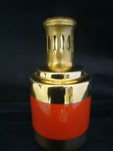 LÁMPARA ANTIGUA BERGER PARIS HECHA EN FRANCIA LIMOGES THARAUD ""AUREA CORAIL"" 1974 - Imagen 1 de 12