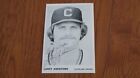 Larry Andersen Autographed Hand Signed Photo 3x5 Cleveland Indians