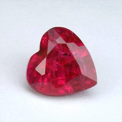 🚩 CORAZÓN RUBÍ ROJO SANGRE PALOMA 3,85 QUILATES 9 MM. PIEDRAS PRECIOSAS SUELTAS cœur rubis rouge Foto 1 de 2