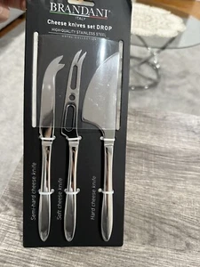BRANDANI Italy Cheese Knives Set Drop Hard Find - Picture 1 of 4