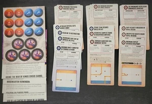 Marvel Crisis Protocol War of Kings SOLO fichas, cartas de misión y folletos - Imagen 1 de 1