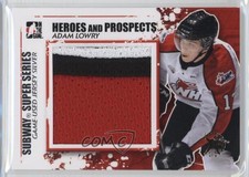 2011-12 ITG Heroes and Prospects Silver Jersey Spring Expo 1/1 Adam Lowry 2a8