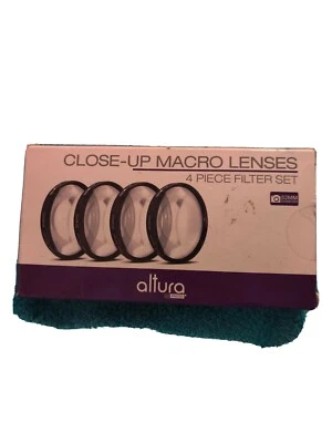 ALTURA PHOTO 4 PIECE 52 MM DIA. CLOSE-UP MACRO FILTER LENSES SET IN FILTER POUCH - Image 1 of 3