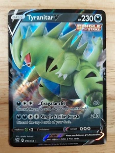 Tyranitar V 097/163 Battle Styles NM Ultra Rare Pokemon Card - Picture 1 of 2
