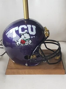 TCU Horned Frogs Nardi Draft Day Helmet Lamp 2011 Rose Bowl Andy Dalton MVP - Picture 1 of 6