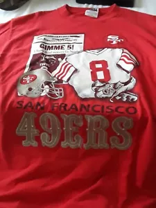 Maglietta Souvenir San Francisco 49ers squadra di calcio. Taglia Large, 100% cotone. - Foto 1 di 5