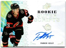2021-22 Upper Deck SPx Rookie Super Scripts PARKER KELLY RSS-PK Senators RC Auto