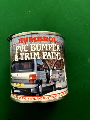 HUMBROL PVC Vernice per Paracolpi e Rifiniture 250ml Bianco - Immagine 1 di 3