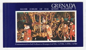 Grenada Sc 792a, 792b, MNH intact booklet. 1977 Silver Jubilee, fresh, bright, V - Picture 1 of 1