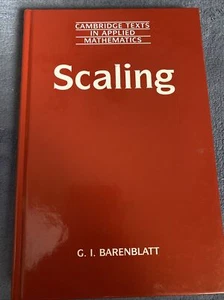 Skalierung (Cambridge Texte in Angewandter Mathematik, Seriennummer 34), Barenblatt, - Bild 1 von 3